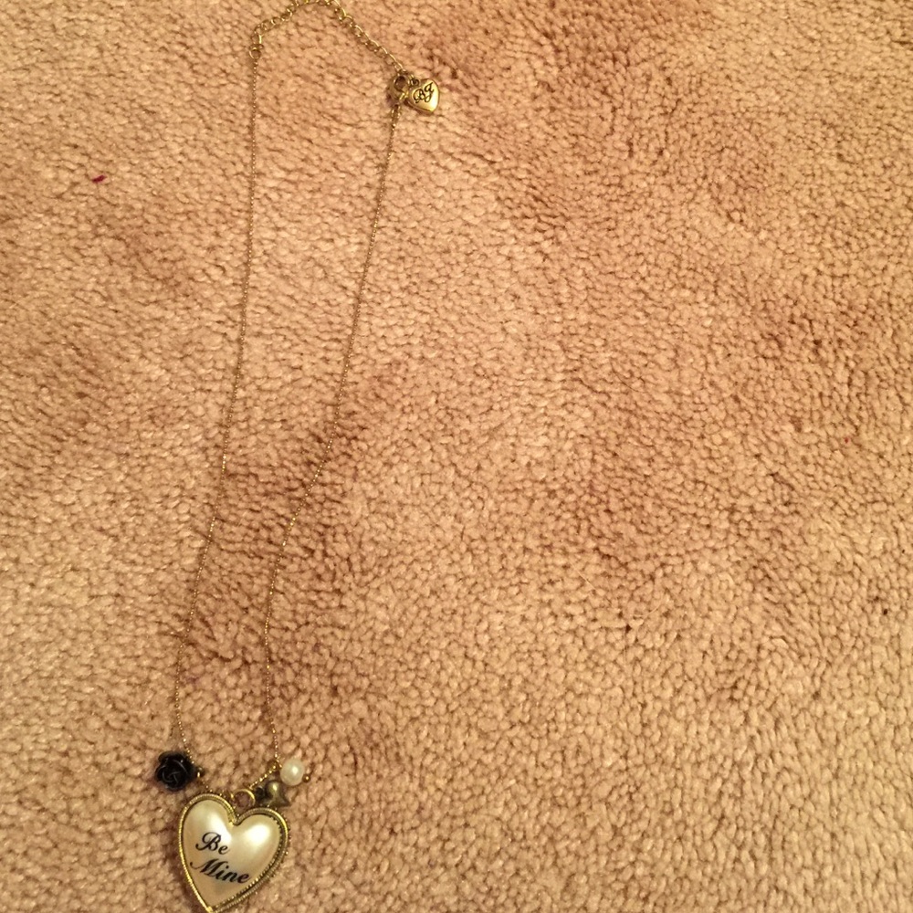 Brand-new Betsy Johnson be mine necklace🎀